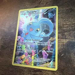 Pokemon TCG Manaphy XY113 Full Art Holo Card Black Star Promos - Image 3