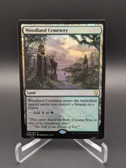 Woodland Cemetery Dominaria Foil - Image 1
