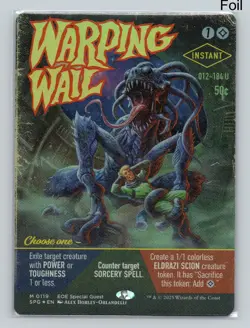 MTG Warping Wail (Showcase) Foil M Special Guests 119 NM - Image 1