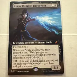 MTG Azula, Ruthless Firebender TLE 0184 M NM Regular Extended Art - Image 1