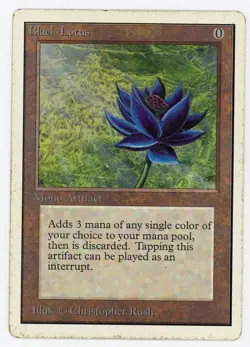 Black Lotus Unlimited Edition 1993 Played MTG - Image 1