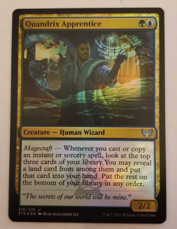 1x Quandrix Apprentice FOIL Strixhaven MTG Magic the Gathering NM - Image 1