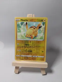 Pokemon TCG Pikachu Sword & Shield 065/202 Reverse Holo NM - Image 1