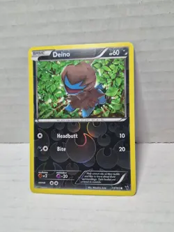 Pokemon - Deino - 77/101 - Common - Reverse Holo - BW - Noble Victories NM - Image 3