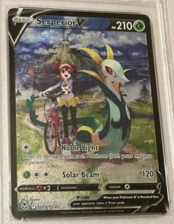 Pokemon Serperior V Silver Tempest TG13 Holo Full Art PSA 10 Graded Card 2022 - Image 2