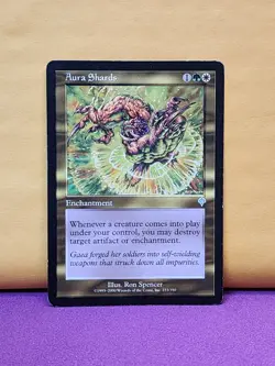 1x Aura Shards, MP (see photos), Invasion (INV), Magic: the Gathering, MtG - Image 1
