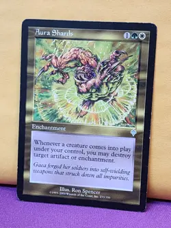 1x Aura Shards, MP (see photos), Invasion (INV), Magic: the Gathering, MtG - Image 2