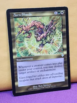 1x Aura Shards, MP (see photos), Invasion (INV), Magic: the Gathering, MtG - Image 3