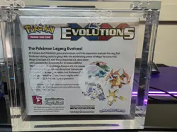 Pokemon XY Evolutions Booster Box – Factory Sealed + Acrylic Display Case - Image 4