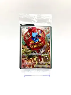 Pokemon Alakazam 009 and Riolu 010 Black Star Promo Mega Evolution Set (SEALED) - Image 2