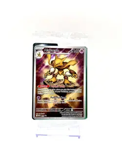 Pokemon Alakazam 009 and Riolu 010 Black Star Promo Mega Evolution Set (SEALED) - Image 4