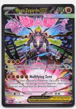 Mega Zygarde ex 120/088 Holo Special Illustration Rare Perfect Order Pokemon NM - Image 1
