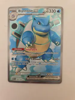 Blastoise ex 184/165 Ultra Rare 151 Pokemon Near Mint - Image 1