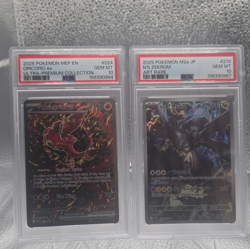 Pokemon PSA 10 2x 2025 Ultra-Premium Collection Oricorio ex 024 N's Zekrom 210 - Image 1