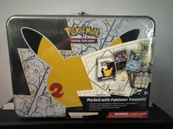 Pokemon TCG Celebrations 25th Anniversary Collectors Chest Lunch Box Tin Sealed 820650809415 - Image 1