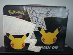 Pokemon TCG Celebrations 25th Anniversary Collectors Chest Lunch Box Tin Sealed 820650809415 - Image 2