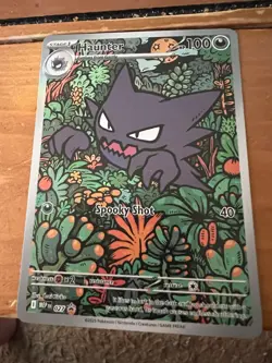 Pokemon Mega Gengar Battle Deck 027 Haunter Illustration Mega Evolution Promo - Image 1