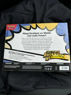 Pokemon TCG Mega Evolution Ascended Heroes Mega Feraligatr ex Box NEW & SEALED - Image 2