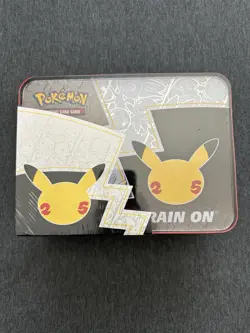 Pokemon Celebrations 25th Anniversary Collectors Chest Lunch Box Tin Sealed Z2 820650809415 - Image 2
