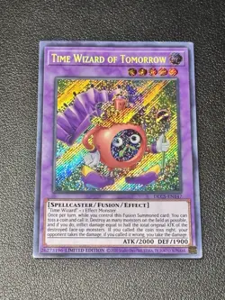 Yu-Gi-Oh Time Wizard Of Tomorrow #DLCS-EN147 Secret Rare Dragons Of Legend - Image 1