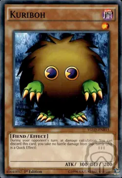 Kuriboh (B) YGLD-ENB15 King of Games Legendary Decks Yu-Gi-Oh 1st Edition NM/M - Image 2