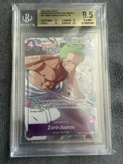 One Piece Zoro-Juurou Treasure Rare and luffy bgs 9.5 - Image 1