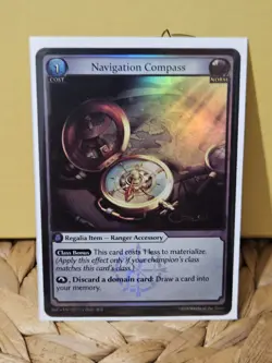 Grand Archive Tcg Card FOIL Navigation Compass - Alchemical Revolution (ALC) - Image 1