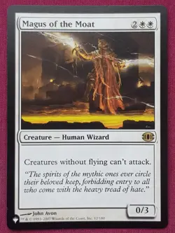 Magic The Gathering MYSTERY BOOSTER MB1 MAGUS OF THE MOAT white card MTG - Image 1
