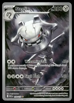 Pokemon Cards Steelix 150/132 Mega Evolution Illustration Rare NM *1 - Image 1