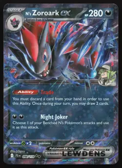 N's Zoroark ex - 098/159 - Double Rare - Journey Together - Pokemon Card - Image 1