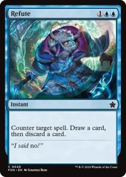 Refute - Near Mint MTG Foundations - Image 1