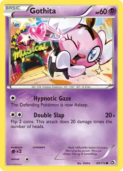 Gothita 69/113 Legendary Treasures Pokemon Card NM - Image 1