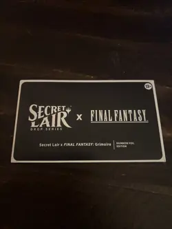 MTG Final Fantasy Grimoire Secret Lair English Foil - Image 1