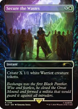 Secure the Wastes Foil Marvel Secret Lair NM MTG - Image 1