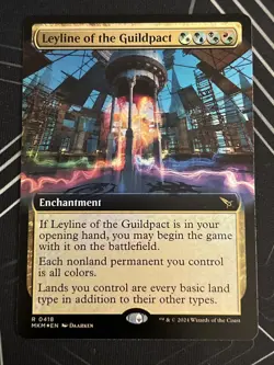 1x Foil Leyline Of The Guildpact (418) Extended Art Murders At Karlov Manor NM - Image 1