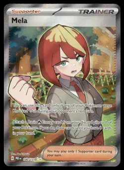 Pokemon Cards Mela 140/131 Prismatic Evolutions Holo Ultra Rare NM *4 - Image 1