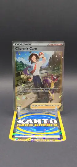 Pokemon TCG Trainer Card Cheren's Care Gg58/Gg70 Crown Zenith Nm - Image 1