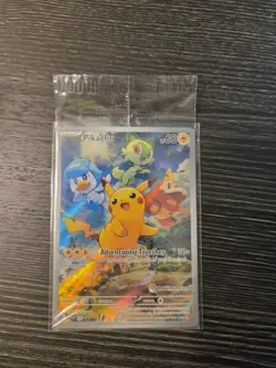 Pikachu SVP 027 Pokemon Center Stamped Promo Paldea Evolved ETB Sealed Exclusive - Image 1