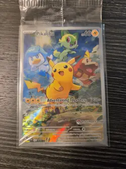 Pikachu SVP 027 Pokemon Center Stamped Promo Paldea Evolved ETB Sealed Exclusive - Image 2