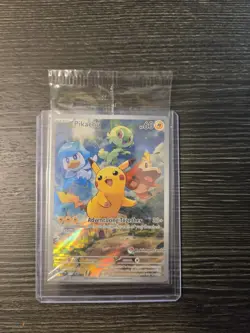Pikachu SVP 027 Pokemon Center Stamped Promo Paldea Evolved ETB Sealed Exclusive - Image 4