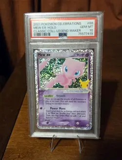 2021 Pokemon Celebrations Mew ex Holo 88/92 PSA 10 Pokemon TCG - Image 1