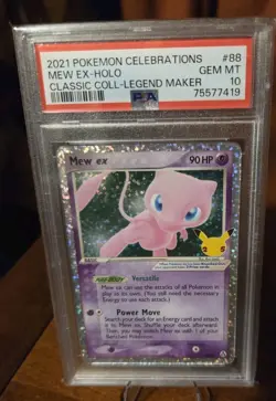 2021 Pokemon Celebrations Mew ex Holo 88/92 PSA 10 Pokemon TCG - Image 5