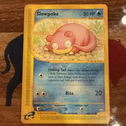 Pokemon Slowpoke 108/147 Aquapolis Common Non-Holo E-Reader 2002 TCG MP - Image 1