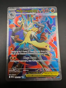 Pokemon - Mega Lucario ex - 160/132 - Mega Evolution - Full Art Card - Image 1