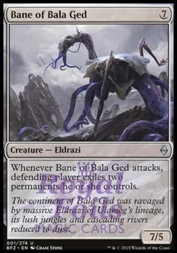 Bane of Bala Ged 1x FOIL BFZ MTG Battle for Zendikar Uncommon MINT colorless - Image 1