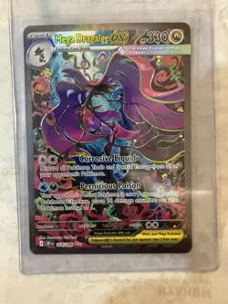 Pokemon Mega Dragalge EX 118/086 SIR CHAOS RISING SPECIAL ILLUSTRATION RARE - Image 2