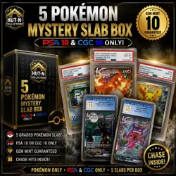 5 Pokemon Mystery Slabs PSA 10 & CGC 10 ONLY Chase Hits Inside! - Image 1