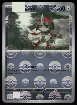Pawniard (Poke Ball Pattern) 064/086 Holo Common Black Bolt Pokemon Near Mint - Image 1