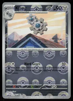 Klang (Poke Ball Pattern) 062/086 Holo Common Black Bolt Pokemon Near Mint - Image 1