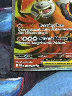 Pokemon Mega Evolution #156/132 Mega Camerupt ex Ultra Rare Full Art Holo - Image 4